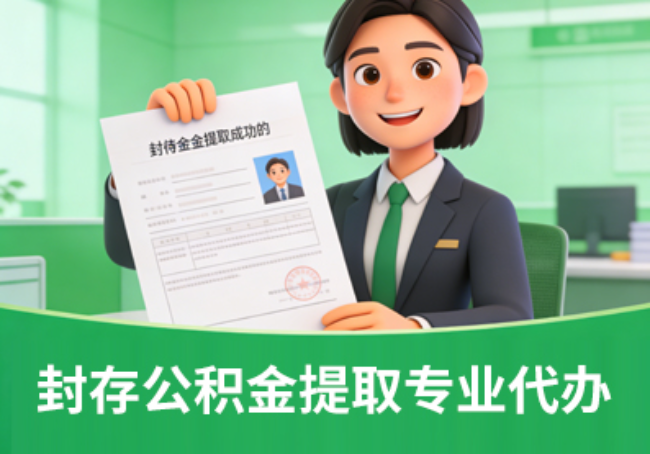 西安封存公积金代办提取